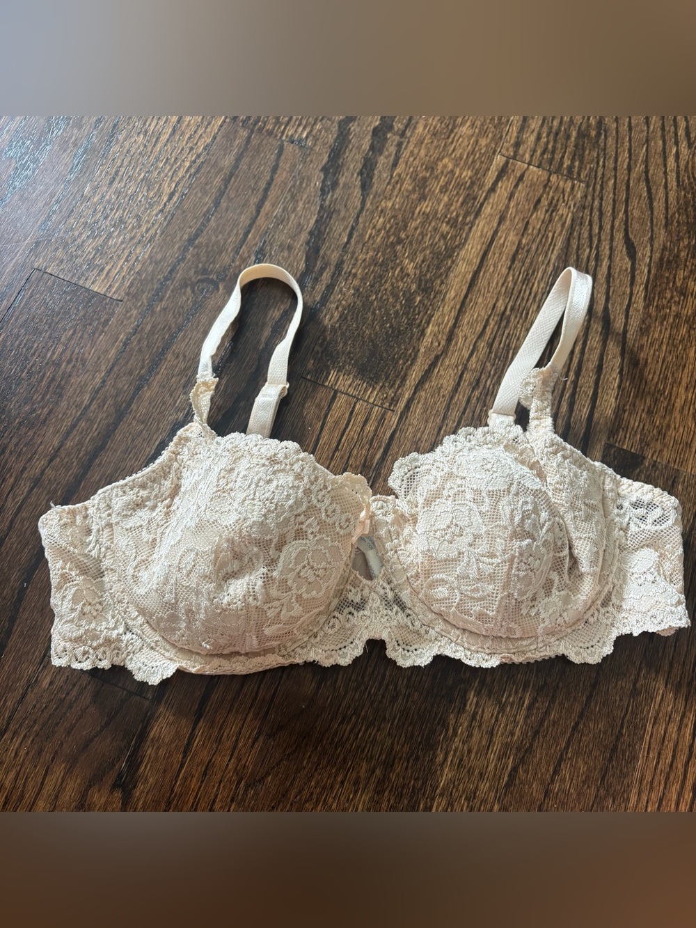 Vintage Rene Rofe lace bra 36B